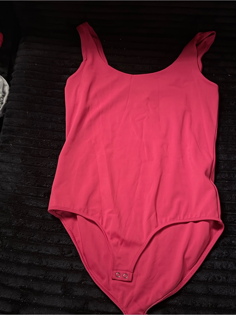 Express Red Sleeveless Bodysuit